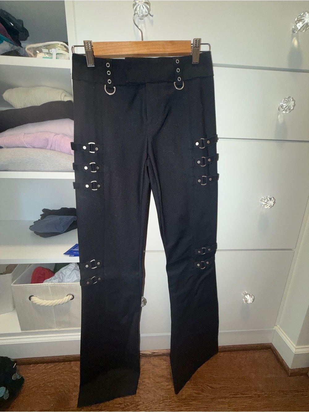 I.AM.GIA Black High-Waisted Pants